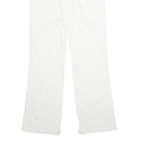 DICKIES Womens Cotton White Regular Fit Straight Leg Trousers W30 L31 Casual
