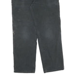 CARHARTT Mens Jeans Black Regular Straight Denim W34 L28 Durable Workwear