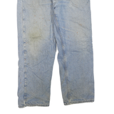 CARHARTT Mens Regular Fit Blue Denim Jeans W36 L30 Casual Cotton Blend Zip