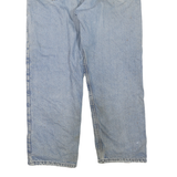 CARHARTT Mens Regular Fit Blue Denim Jeans W36 L30 Casual Cotton Blend Zip