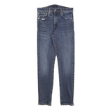 LEVI'S 512 BIG E Mens Slim Jeans Blue Denim W33 L32 Cotton Blend Zip