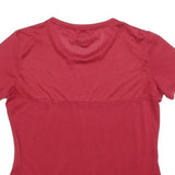 ADIDAS Womens Red Athletic T-Shirt M Short Sleeve Crew Neck Sportswear