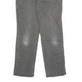CARHARTT Mens Cotton Blend Grey Relaxed Straight Trousers W34 L31 Casual