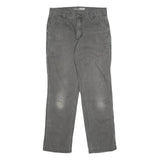 CARHARTT Mens Cotton Blend Grey Relaxed Straight Trousers W34 L31 Casual