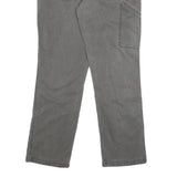 CARHARTT Mens Cotton Blend Grey Relaxed Straight Trousers W34 L31 Casual