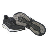 ADIDAS Mens Lace-Up Trainers Black Synthetic UK 8.5 Comfortable Running Shoes