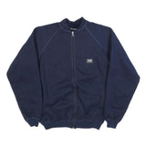 HELLY HANSEN Mens Navy Blue Jacket L Synthetic Zip Plain Casual Outdoor