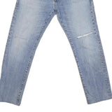 CARHARTT Mens Regular Blue Denim Light Zip Regular Fit W36 L28 Jeans