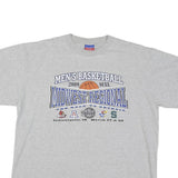 CHAMPION Mens Grey Basketball Midwest Regional Graphic T-Shirt XL Crew Neck