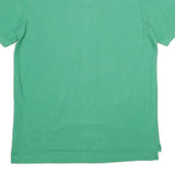 CHAPS Mens Green Short Sleeve Plain L Cotton Polo Shirt Classic Fit Casual