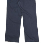 DICKIES Womens Navy Classic Straight Trousers W32 L28 Workwear Zip Closure