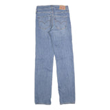 LEVI'S 314 Womens Jeans Blue Regular Straight Denim Light W26 L32 Classic Fit