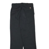 DICKIES Mens Black Regular Fit Straight Trousers W29 L30 Workwear Casual