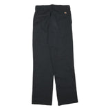DICKIES Mens Black Regular Fit Straight Trousers W29 L30 Workwear Casual