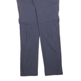 COLUMBIA Womens Polyester Blend Navy Slim Zip Trousers W32 L32 Outdoor