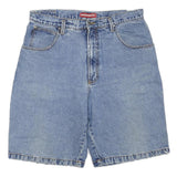 UNIONBAY Mens Denim Blue Casual Shorts L W36 Cotton Blend Relaxed Fit