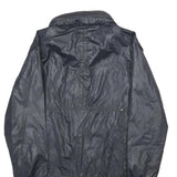 REEBOK Womens Black Nylon Zip Jacket M Lightweight Outdoor Activewear