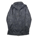 REEBOK Womens Black Nylon Zip Jacket M Lightweight Outdoor Activewear