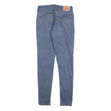 LEVI'S 535 Womens Slim Blue Denim Light W29 L30 Slim Fit Zip Jeans