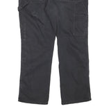 DICKIES Mens Cotton Blend Black Regular Straight Trousers W36 L29 Workwear