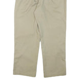 DICKIES Mens Cotton Blend Beige Regular Fit Straight Leg Trousers W37 L29