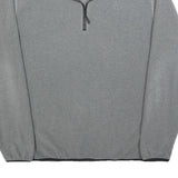 THE NORTH FACE Mens Grey Pullover Plain Crew Neck Basic Knit L Fleece Jumper