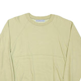 NORMAN GREEN Mens Beige Cotton Blend Crew Neck M Plain Pullover Sweatshirt