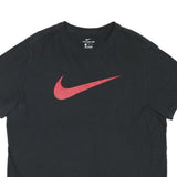 NIKE Mens Black & Red The Nike Tee T-Shirt XL Short Sleeve Crew Neck Sportswear