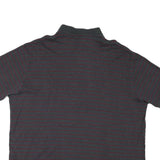 POLO RALPH LAUREN Mens Grey & Burgundy Striped Short Sleeve Polo Shirt 2XL