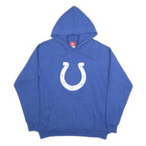 NFL Mens Blue Hoodie M Cotton Blend Pullover Hooded Sweatshirt Sportswear
