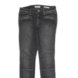 GUESS Mens Jeans Black Slim Skinny Denim Medium W28 L29 Zip Pocket Detail