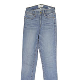 FRAME Womens Jeans Blue Slim Skinny Denim Medium W25 L25 Frayed Hem
