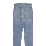 FRAME Womens Jeans Blue Slim Skinny Denim Medium W25 L25 Frayed Hem