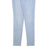 LEVI'S 711 Womens Jeans Blue Slim Skinny Denim Light W28 L32 Cotton Blend Zip