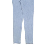LEVI'S 711 Womens Jeans Blue Slim Skinny Denim Light W28 L32 Cotton Blend Zip