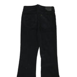 LEE Womens Cotton Blend Black Regular Flared Trousers W27 L30 Stylish Comfort