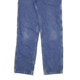 CARHARTT Mens Jeans Blue Regular Straight Denim Medium W34 L34 Workwear
