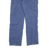 CARHARTT Mens Jeans Blue Regular Straight Denim Medium W34 L34 Workwear