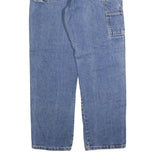 DICKIES Mens Relaxed Blue Denim Jeans W36 L34 Workwear Zip Closure