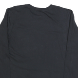 NFL Mens Black Los Angeles Rams Graphic T-Shirt L Long Sleeve Crew Neck