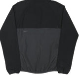 ADIDAS Mens Black & Grey Zip Jacket XS Polyester Blend Plain Hooded