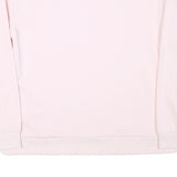 Womens Pink Pullover Crew Neck Long Sleeve L Graphic Print Lightweight Casual