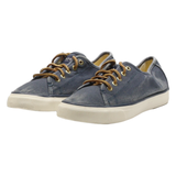 SPERRY Low Top Trainers Blue Canvas Womens UK 6.5