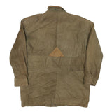 Womens Brown Leather Zip Jacket XL Patch Detail Classic Outerwear