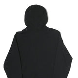 CHAMPION Mens Black Hooded Pullover Hoodie S Cotton Blend Camouflage Logo