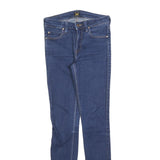 LEE Womens Slim Slim Fit Blue Denim Cotton Blend Jeans W28 L33 Stylish