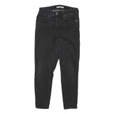 LEVI'S 721 Womens Jeans Black Slim Skinny Denim W26 L24 Stylish Classic Zip