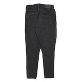 LEVI'S 721 Womens Jeans Black Slim Skinny Denim W26 L24 Stylish Classic Zip