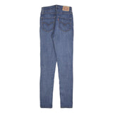 LEVI'S 721 Womens Jeans Blue Slim Skinny Denim Medium W26 L30 Classic Zip Fly