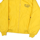 PORT AUTHORITY Mens Yellow & Navy Physical Education Zip Jacket M Polyester